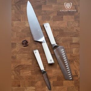 Dalstrong Vanquish series 3 piece knife set
BRAND NEW! Never opened!
